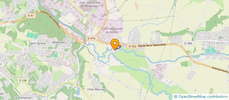 localisation de l'entreprise BELLE ETOILE*  ESTRABLIN