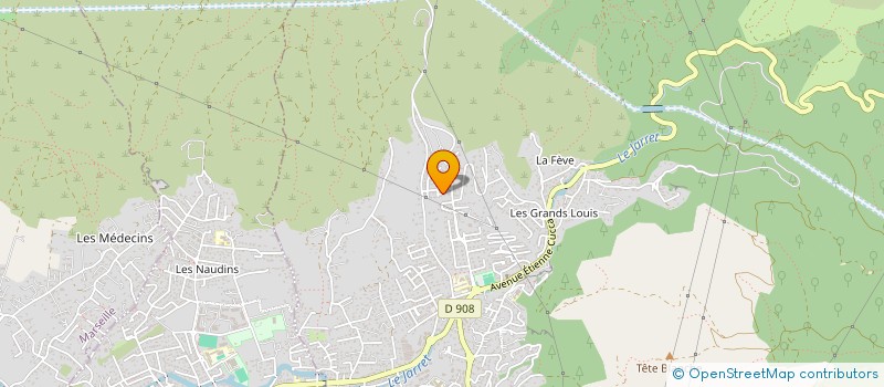 localisation de l'entreprise BELLE ETOILE  ALLAUCH