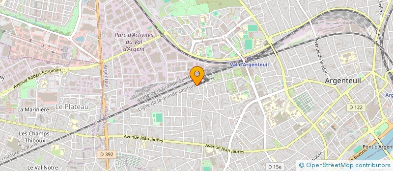 localisation de l'entreprise BELLE ETOILE CONCIERGERIE  ARGENTEUIL