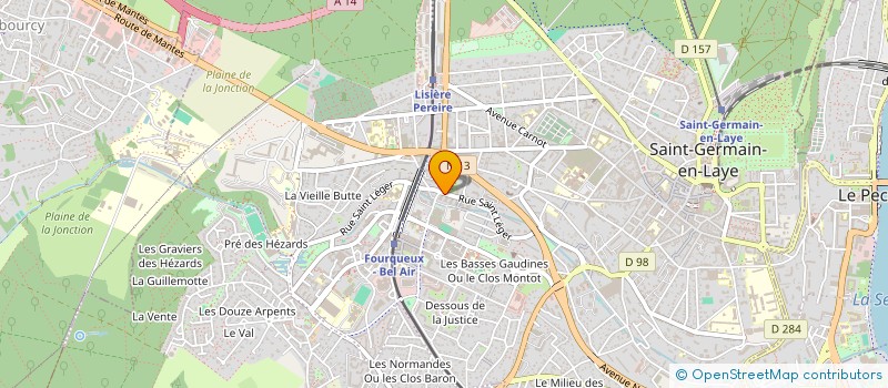 localisation de l'entreprise BELLE EVA  SAINT-GERMAIN-EN-LAYE