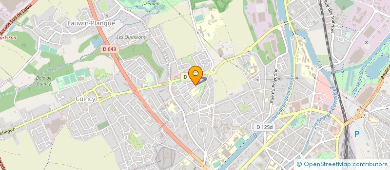 localisation de l'entreprise BELLE EVASION à DOUAI