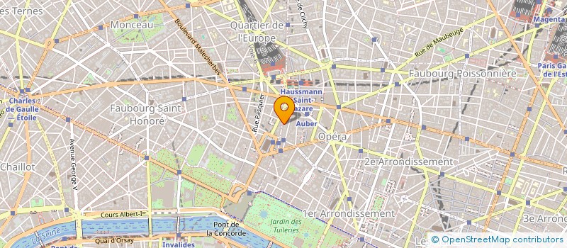 localisation de l'entreprise BELLE FLEUR  PARIS