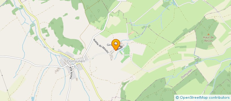 localisation de l'entreprise BELLE FONTAINE  DOMJULIEN