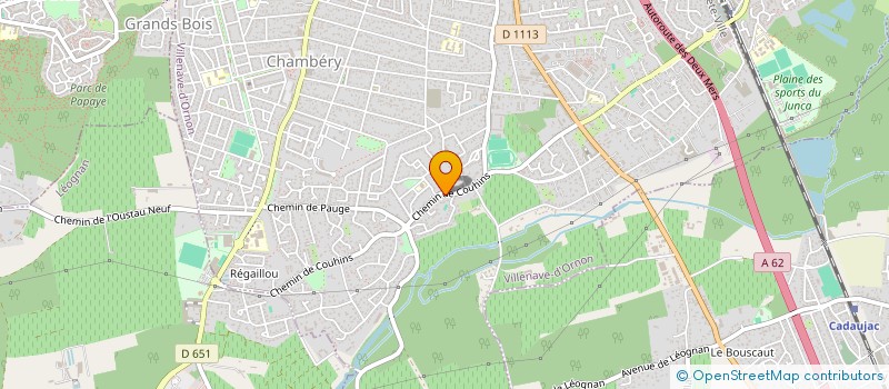 localisation de l'entreprise BELLE-FONTAINE  VILLENAVE-D'ORNON