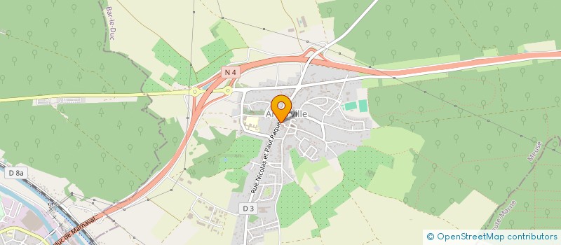 localisation de l'entreprise BELLE FORET à JUVIGNY-EN-PERTHOIS