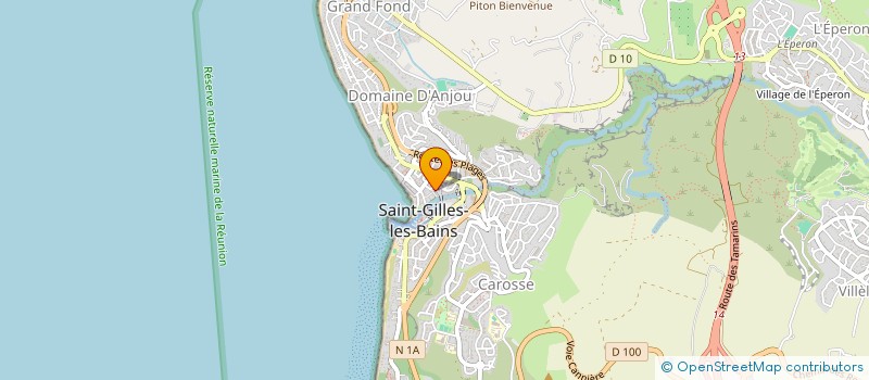 localisation de l'entreprise BELLE ILE à SAINT-PAUL