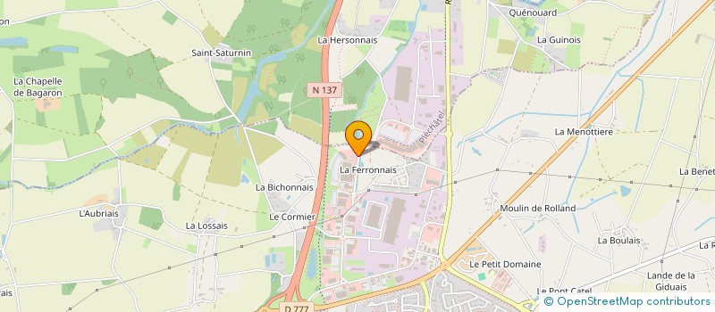 localisation de l'entreprise BELLE ILE  PLECHATEL