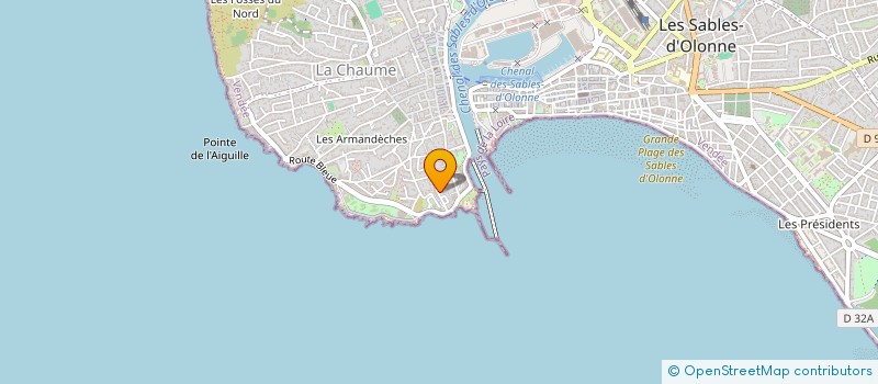 localisation de l'entreprise BELLE-ILE à LES SABLES D'OLONNE