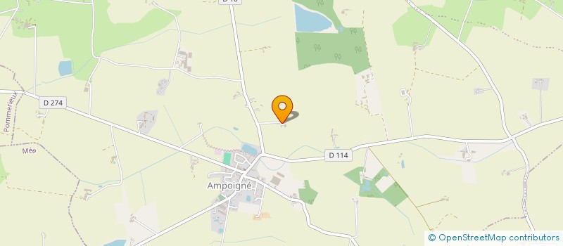 localisation de l'entreprise BELLE ILE  CHATEAU-GONTIER-SUR-MAYENNE