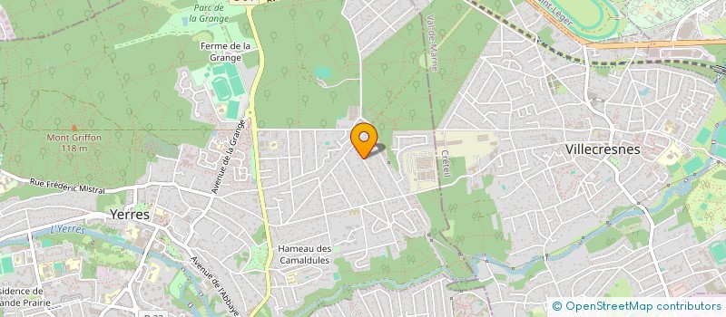 localisation de l'entreprise BELLE ILE  YERRES