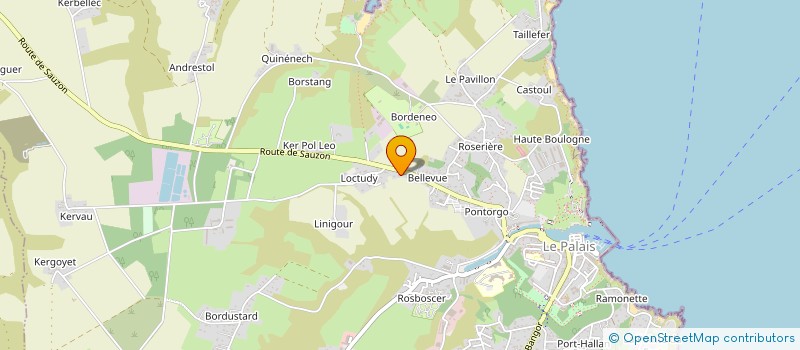 localisation de l'entreprise BELLE ILE CAMPER VANS à LE PALAIS