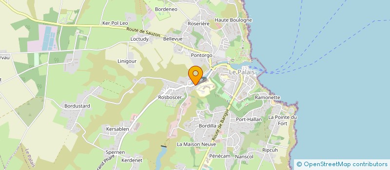 localisation de l'entreprise BELLE ILE RELAIS  LE PALAIS