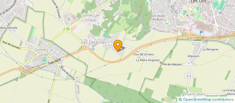 localisation de l'entreprise BELLE IMAGE  GOMETZ-LE-CHATEL