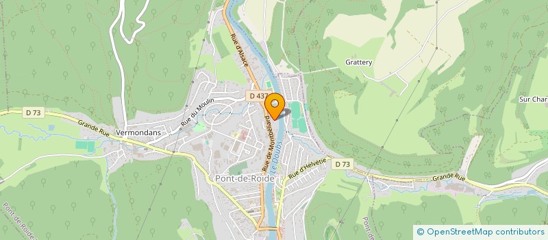 localisation de l'entreprise BELLE IMMOBILIER GROUPE  PONT-DE-ROIDE-VERMONDANS