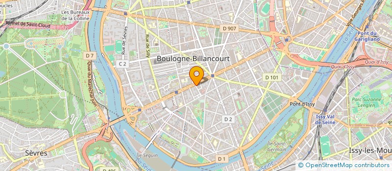localisation de l'entreprise BELLE-ISLE BOULOGNE à BOULOGNE-BILLANCOURT