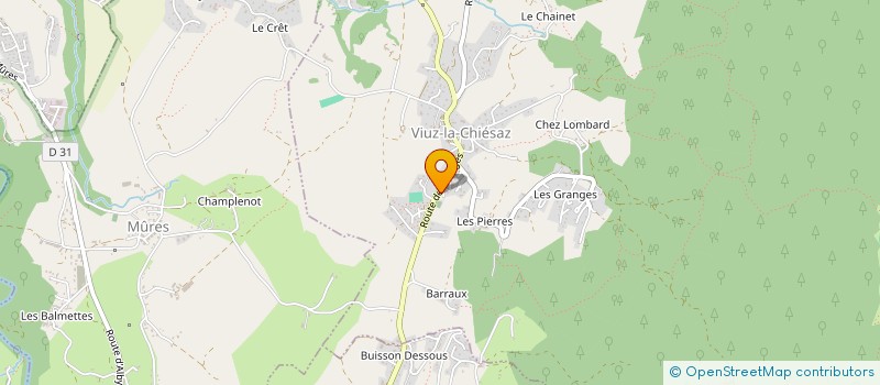 localisation de l'entreprise BELLE & JAMES  VIUZ-LA-CHIESAZ