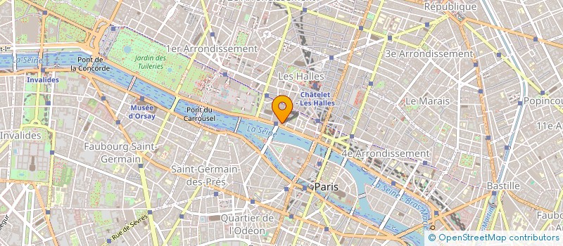 localisation de l'entreprise BELLE JARDINIERE  PARIS