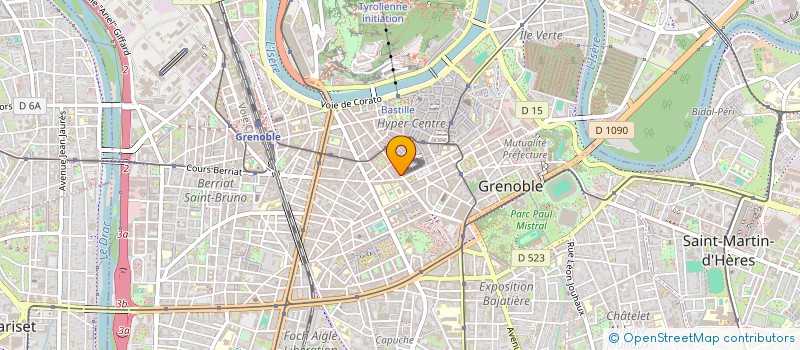 localisation de l'entreprise BELLE & JOLIE BJ à GRENOBLE