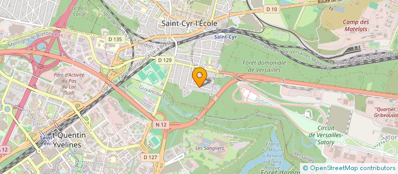 localisation de l'entreprise BELLE JOURNET  SAINT-CYR-L'ECOLE