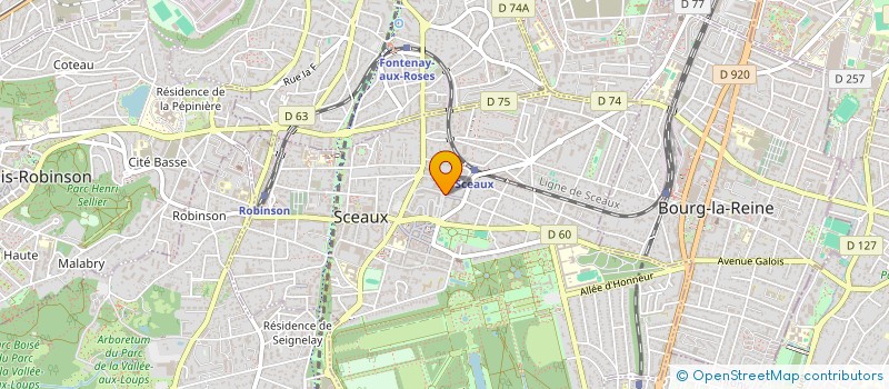 localisation de l'entreprise BELLE LOUVE à SCEAUX