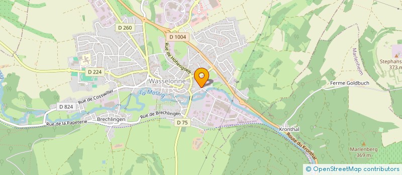 localisation de l'entreprise BELLE LURETTE & CIE  DIEFFENTHAL