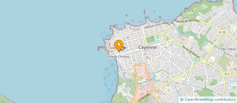 localisation de l'entreprise BELLE & LUXE à CAYENNE