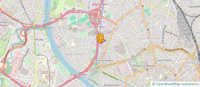 localisation de l'entreprise BELLE MARE PRODUCTIONS  TOULOUSE