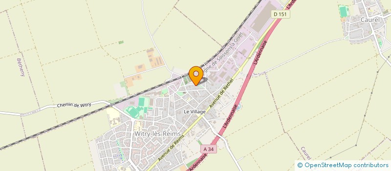 localisation de l'entreprise BELLE MARIANNE  WITRY-LES-REIMS