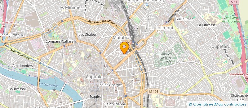 localisation de l'entreprise BELLE NATURELLE  TOULOUSE