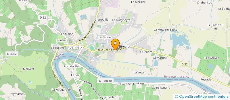 localisation de l'entreprise BELLE O' NATUREL à LE FLEIX