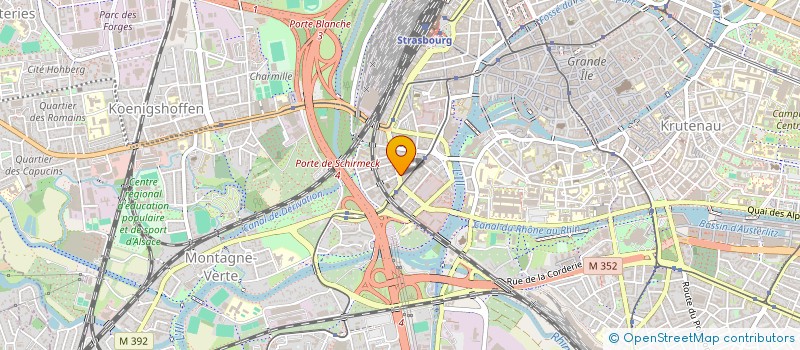 localisation de l'entreprise BELLE PARIS  STRASBOURG