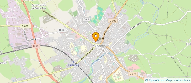 localisation de l'entreprise BELLE & PIERRE à VALOGNES