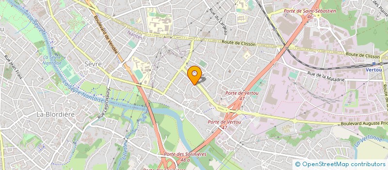 localisation de l'entreprise BELLE POULETTE à NANTES