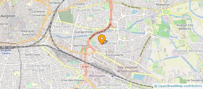 localisation de l'entreprise BELLE RENCONTRE  AVIGNON