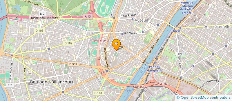 localisation de l'entreprise BELLE RIVE / BEAU REVE  PARIS