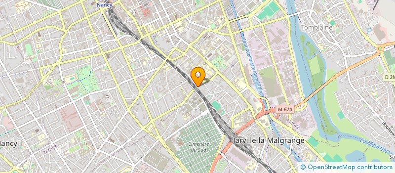 localisation de l'entreprise BELLE RIVE EJ  NANCY