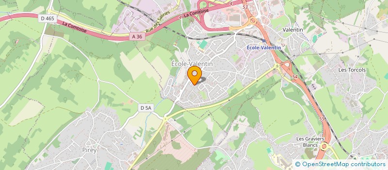 localisation de l'entreprise BELLE RIVE PATRIMOINE  ECOLE-VALENTIN