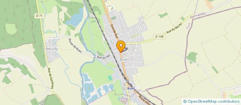 localisation de l'entreprise BELLE RIVES INDIVISION FARGES  BUEIL