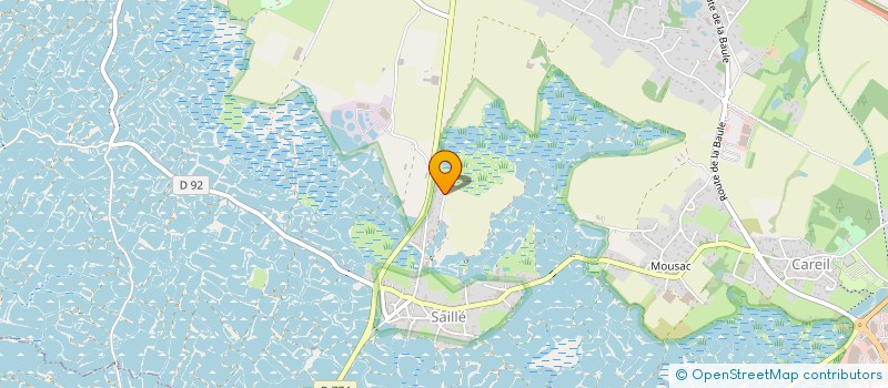 localisation de l'entreprise BELLE SALINE  GUERANDE