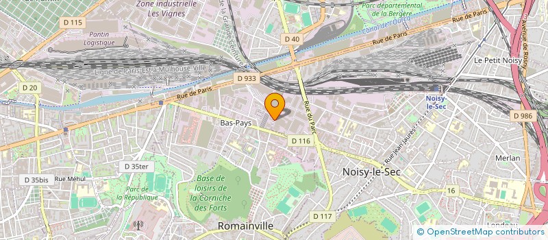 localisation de l'entreprise BELLE SALLE à NOISY-LE-SEC