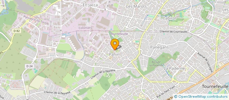 localisation de l'entreprise BELLE & SENS à TOURNEFEUILLE
