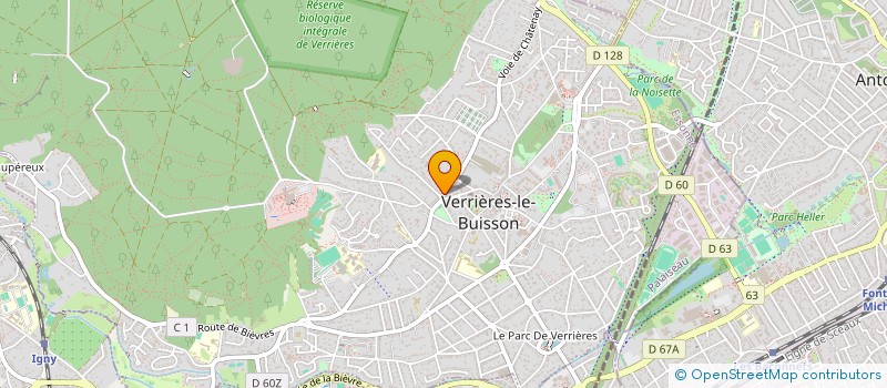 localisation de l'entreprise BELLE VERRIERE à VERRIERES-LE-BUISSON