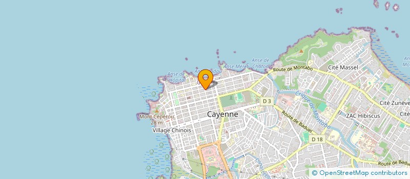 localisation de l'entreprise BELLE VIE  CAYENNE