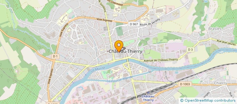 localisation de l'entreprise BELLE VIE à CHATEAU-THIERRY