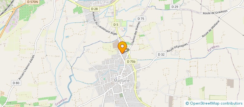 localisation de l'entreprise BELLE VISTE  MAILLANE