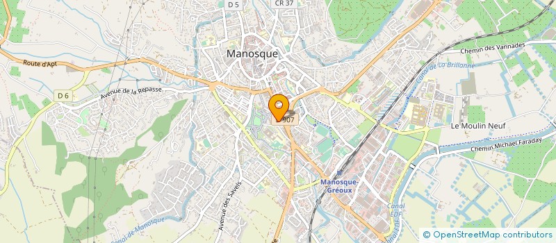 localisation de l'entreprise BELLE VUE à MANOSQUE