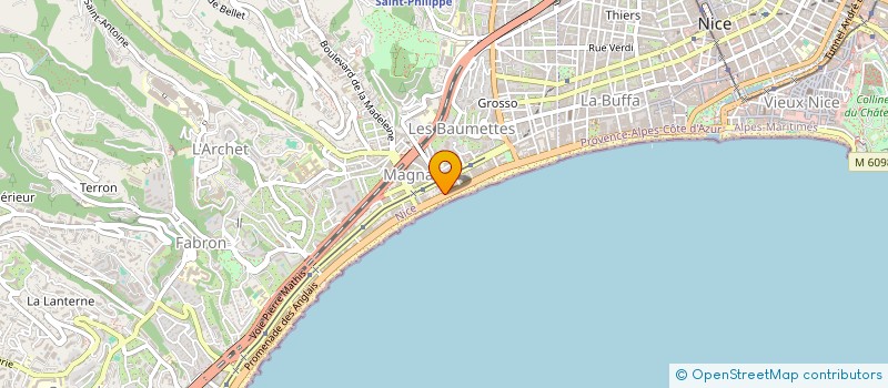 localisation de l'entreprise BELLE-VUE à NICE