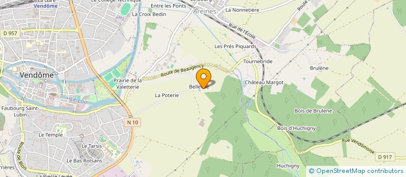 localisation de l'entreprise BELLE-VUE  VENDOME