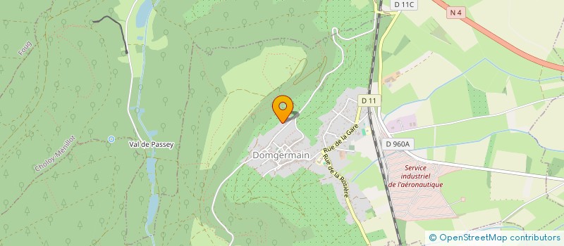 localisation de l'entreprise BELLE VUE  DOMGERMAIN
