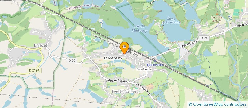 localisation de l'entreprise BELLE VUE  SAINT-SYMPHORIEN-DE-MARMAGNE